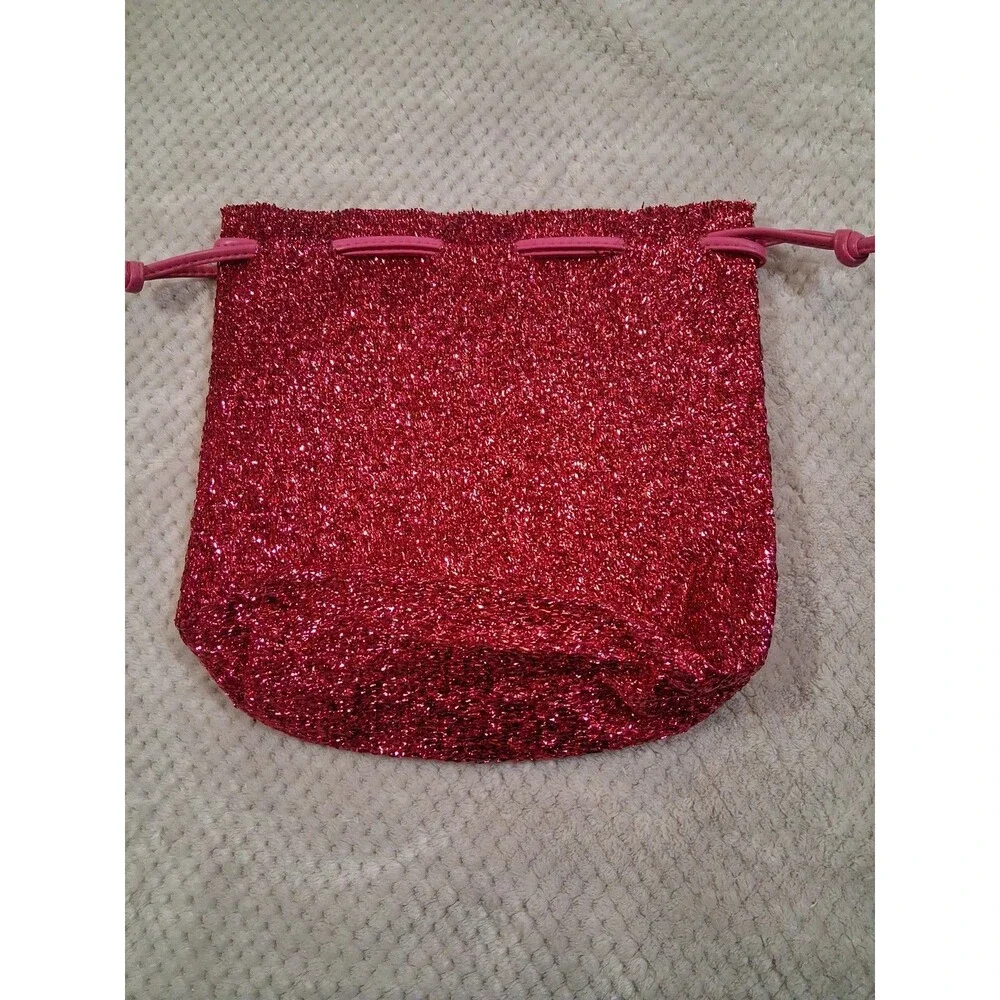 Set of 3: Blue (2) and Pink (1) Tinsel Reusable Gift Bags Bath & Body Works